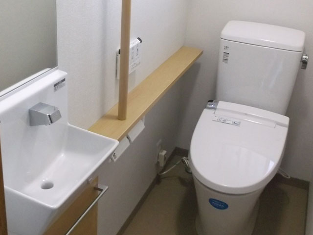 施工後　トイレのリフォームB